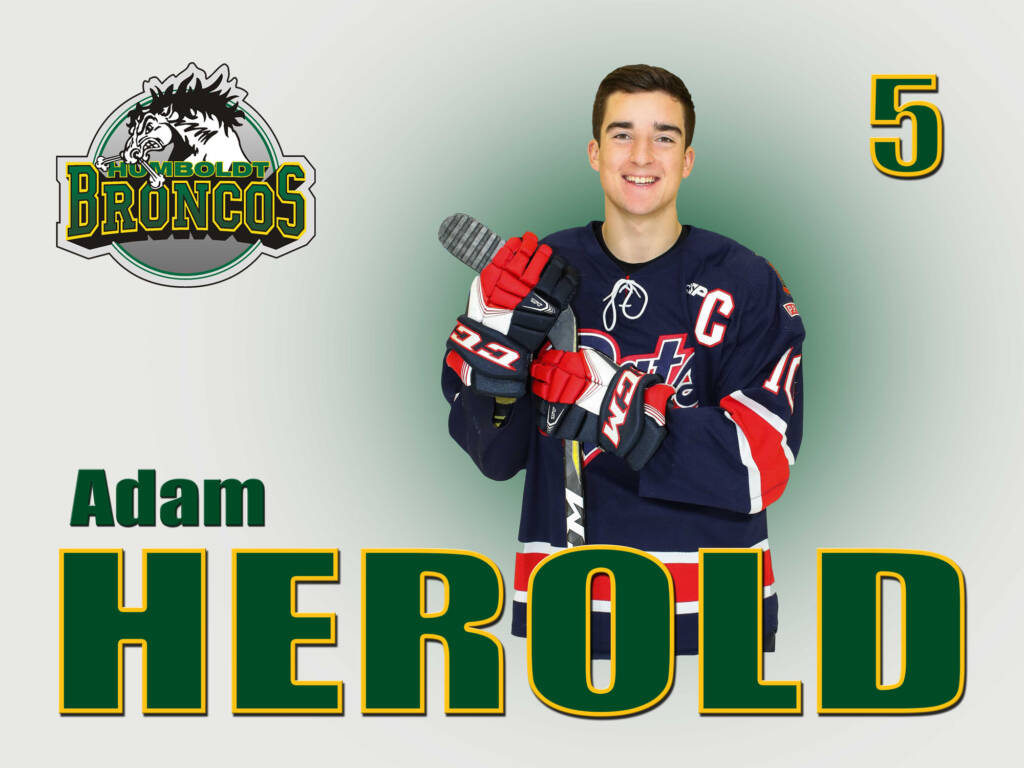 Image of Adam Herold, #5 - 2017-2018 Humboldt Broncos